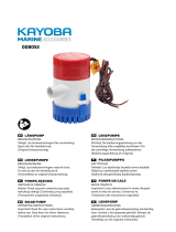 Kayoba 008053 Bilge Pump Benutzerhandbuch