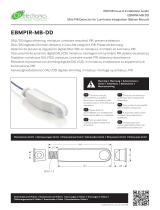 CP Electronics EBMPIR-MB-DD Mini PIR Detector for Luminaire Integration Installationsanleitung