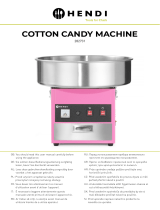 Hendi 282731 Cotton Candy Machine Benutzerhandbuch