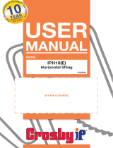 CrosbyIP IPH10(E) Lifting Clamp Benutzerhandbuch