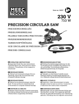 Meec tools 018517 Precision Circular Saw Benutzerhandbuch