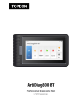 Topdon ArtiDiag800 BT Professional Diagnostic Tool Benutzerhandbuch