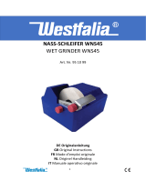 Westfalia Nass-Schleifer WNS45 Bedienungsanleitung