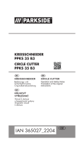Parkside PPKS 35 B3 Circle Cutter Benutzerhandbuch