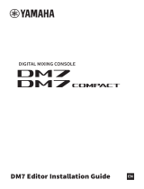 Yamaha DM7 Installationsanleitung