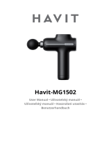 havit MG1502 Portable Massage Gun Benutzerhandbuch