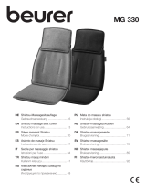 Beurer MG 330 Shiatsu Massage Seat Cover Benutzerhandbuch