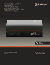Palmer peene 2 Channel Passive Line Splitter Benutzerhandbuch