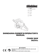 Shindaiwa 362WS Benutzerhandbuch