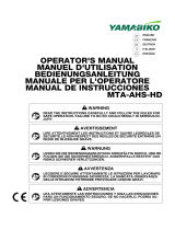 Shindaiwa MTA-AHS-HD Benutzerhandbuch