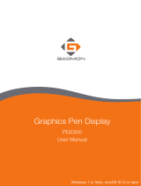 GAOMON PD2200 Graphics Pen Display Benutzerhandbuch