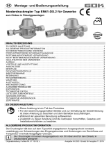 GOK Low pressure regulator type EN61-DS.2 Bedienungsanleitung