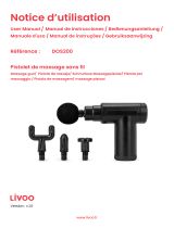 Livoo DOS200 Wireless Massage Gun Benutzerhandbuch