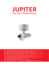 Jupiter Grain Mill Attachment Steel Cone Grinder Benutzerhandbuch