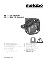 Metabo AS 18 HEPA PC Compact Bedienungsanleitung