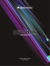 Omnitronic KEY-2816 MIDI Controller Benutzerhandbuch