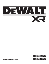 DeWalt DCG409VSNT Benutzerhandbuch