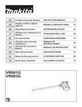 Makita VR001G Cordless Concrete Vibrator Benutzerhandbuch