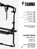 Fiamma 02096-26 Carry Bike DJ For Rear Door Benutzerhandbuch