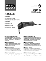 Meec tools 021419 600 W 2200 /min Nibbler Benutzerhandbuch
