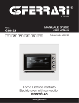 G3FERRARi G10153 ROSTO 45 Electric Oven Benutzerhandbuch