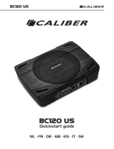 Caliber BC120 US Underseat Car Subwoofer Benutzerhandbuch