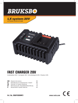 Rusta 956015900401 Bruksbo LX System 20V Fast Charger Benutzerhandbuch