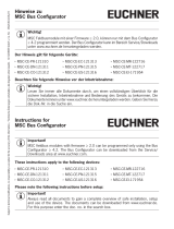 EUCHNER MSC Bus Configurator Bedienungsanleitung