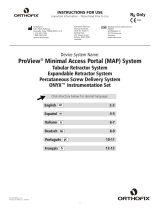 Orthofix AW-70-9906 ProView Minimal Access Portal System Benutzerhandbuch