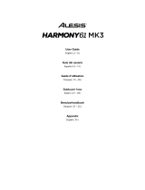 Alesis Harmony 61 MK3 61 Key Portable Keyboard Benutzerhandbuch