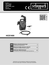Scheppach HCE1400 Electrical High Pressure Cleaner Benutzerhandbuch