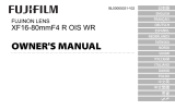 Fujifilm XF16-80mmF4 R OIS WR Fujinon Lens Bedienungsanleitung