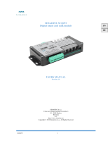 SIMARINE SCQ25T Digital Shunt and Tank Module Benutzerhandbuch