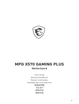 MSI MPG x570 Gaming Plus Motherboard Benutzerhandbuch