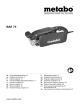 Metabo BAE 75 Belt Sander Benutzerhandbuch