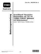 Toro Revolution GrandStand 132 cm 18850TE Benutzerhandbuch
