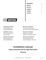 Vetus FTLD B Interconnection Kit For Rigid Fuel Tanks Benutzerhandbuch