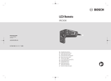 Bosch BRC3600 LED Remote Control Unit Benutzerhandbuch