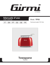 Girmi TP10 750W Toaster Benutzerhandbuch