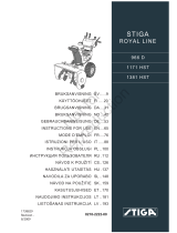 Simplicity STIGA ROYAL LINE, DUAL STAGE SNOWTHROWER Benutzerhandbuch