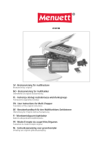 Menuett 810158 3 In 1 Multi-Chopper Benutzerhandbuch