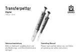 Brand 7028 90 Transferpettor Positive Displacement Pipette Benutzerhandbuch