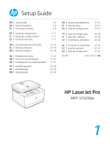 HP LaserJet Pro MFP 3102fdw Multifunctional Laser Printer Benutzerhandbuch