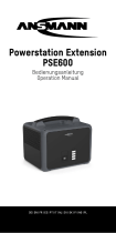 ANSMANN Erweiterungsmodul für Powerstation PS600AC, 640 Wh Bedienungsanleitung