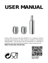 MOB MO9971 Double Walled Bottle and Mug Set Benutzerhandbuch