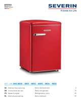 SEVERIN RKS 8830 Retro Tabletop Refrigerator Benutzerhandbuch