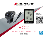 Sigma R500T EOX Remote 500 Smart Control Center Benutzerhandbuch