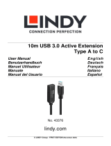 Lindy 43376 10m USB 3.0 Active Extension Benutzerhandbuch