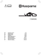 Husqvarna 115iHD45 Cordless Hedge Trimmer Kit Benutzerhandbuch