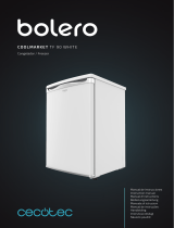 Cecotec TF 90 White Vertical Mini Bolero Freezer CoolMarket Benutzerhandbuch